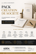 Pack Création de société – Accompagnement juridique complet